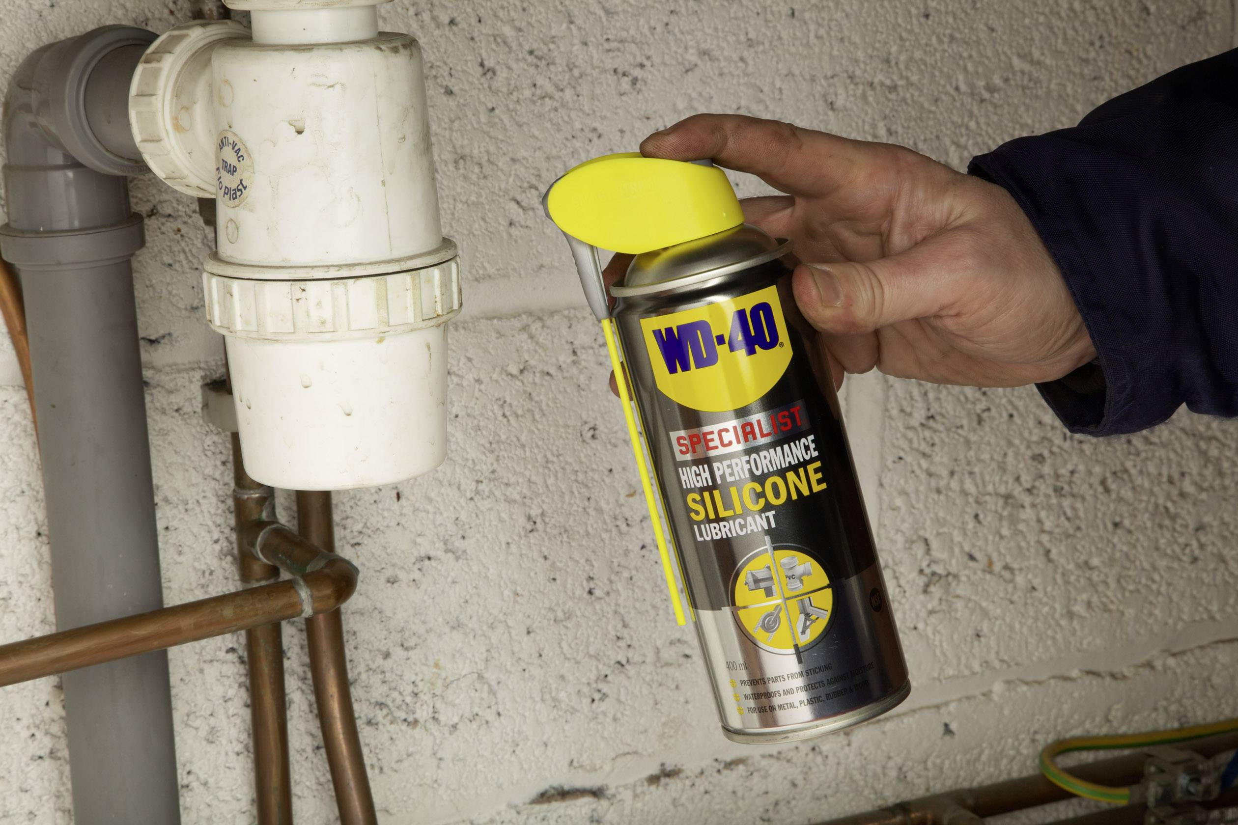 Spray silicone 400 ml WD40 Specialist 49377 Conrad.fr