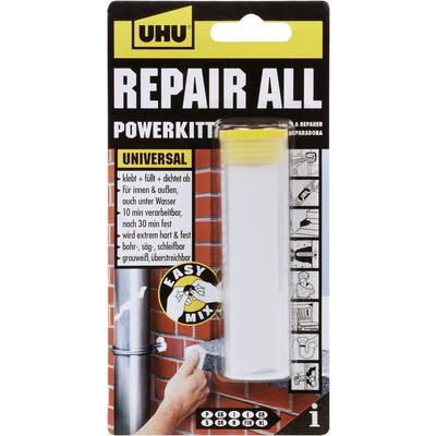 Pâte à réparer Repair all powerkitt Minis UHU 49040 60 g