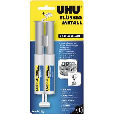 UHU Flüssigmetall Colle bi-composant 45960 24 ml-0