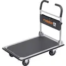 Meister Werkzeuge 8985630 Chariot plateforme pliable, avec espace de rangement acier Charge max: 300 kg
