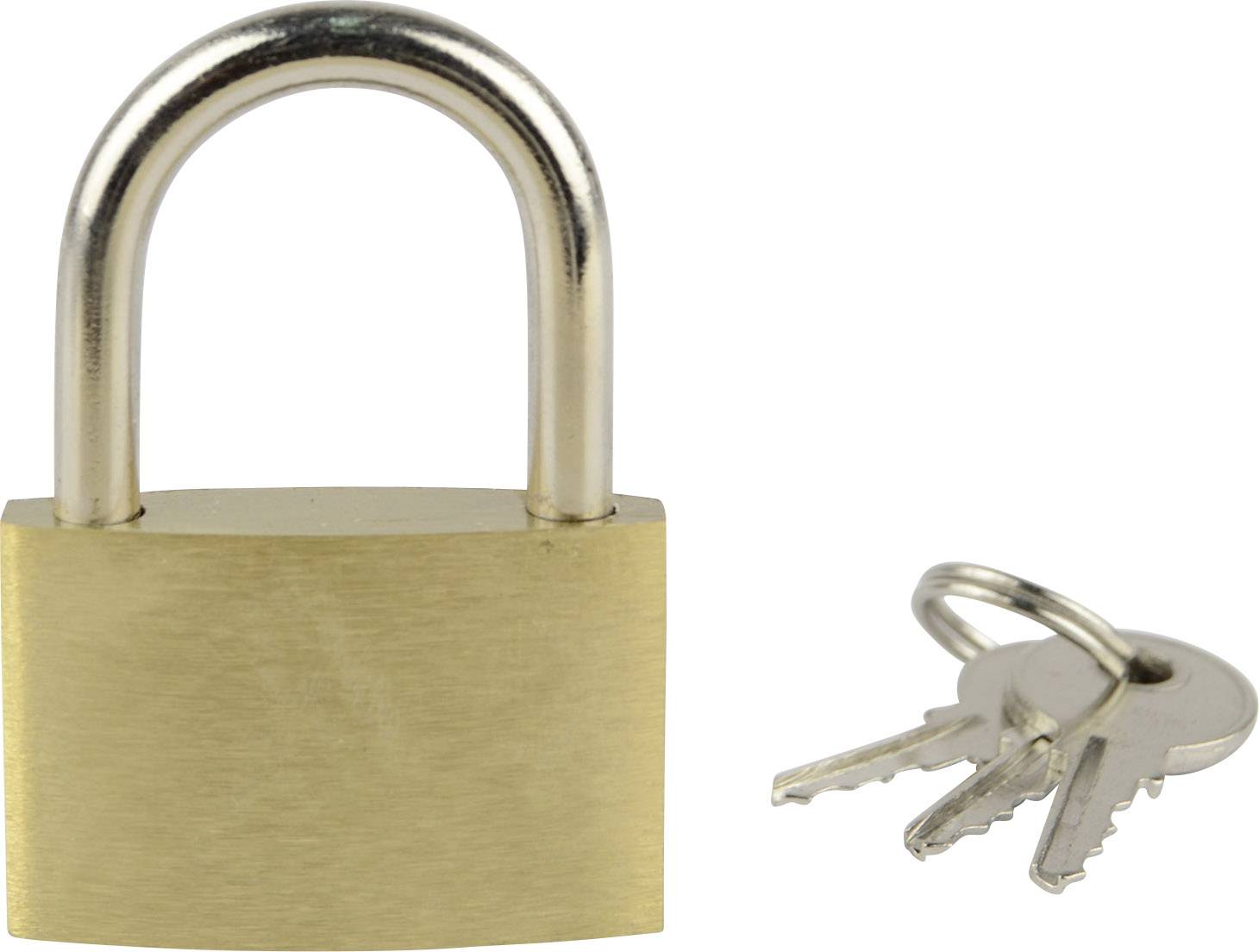 Cadenas Brüder Mannesmann M 413-35 or-jaune avec serrure à clé