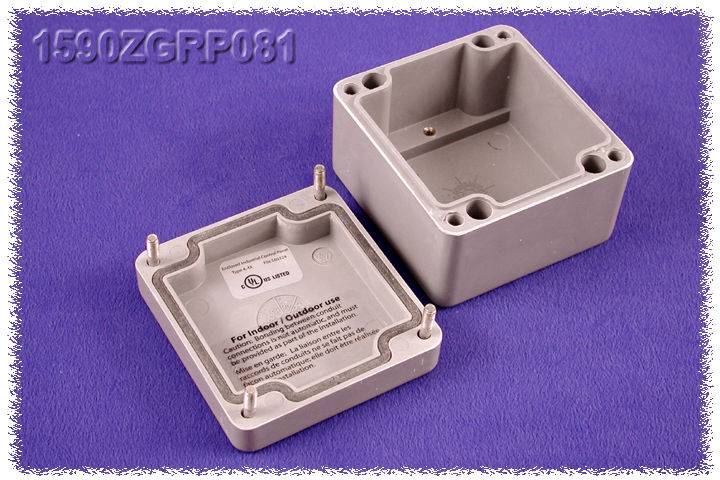 N/A Hammond Electronics 1590Z235PL Tôle d'acier naturel