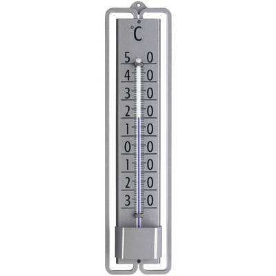 Un thermomètre argenté indique 3 degrés Celsius au-dessus de zéro.
