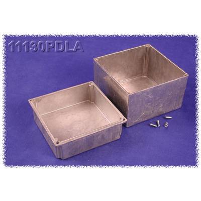 Boîtier universel Hammond Electronics 11130PDLA aluminium naturel 125 x 125 x 107.3 1 pc(s)-0