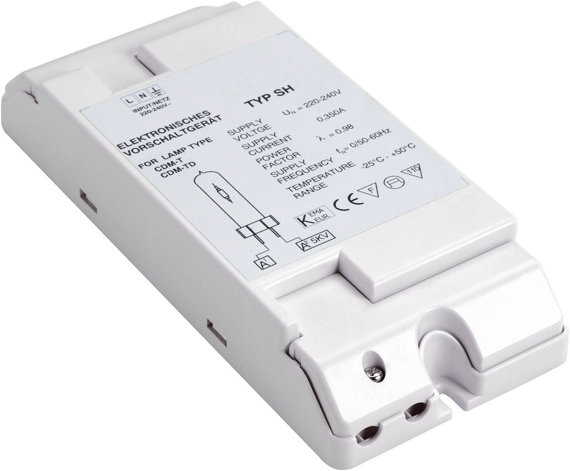 Ballast électronique (EVG) SLV 470360 35 W (1 x 35 W) avec décharge de traction Conrad.fr