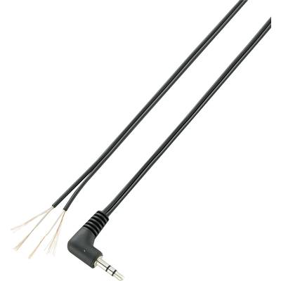 Câble de connexion jack VOLTCRAFT 93025c199 Jack mâle 3.5 mm - extrémité(s) ouverte(s) stéréo 1.20 m 1 pc(s)
