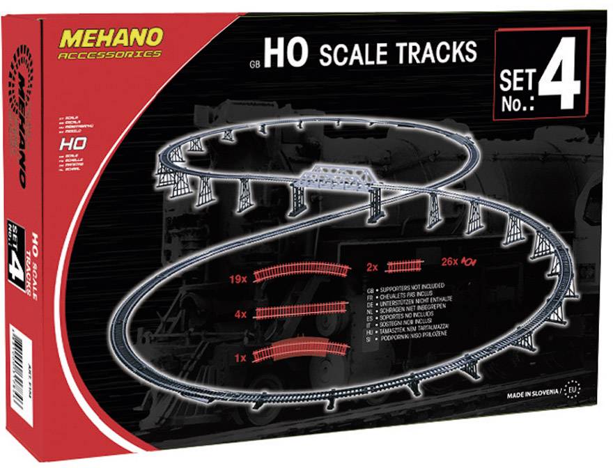 Mehano 58555 Set d'extension de voie Numéro 4 H0