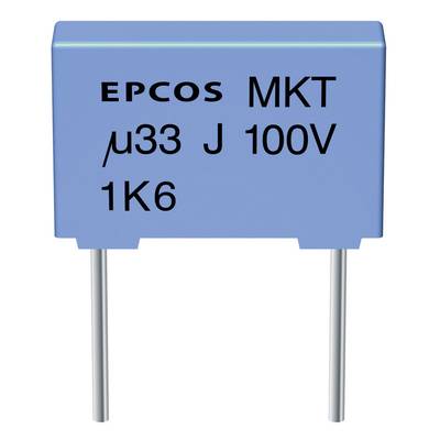 TDK B32520-C225-K 1 pc(s) Condensateurs à film MKT sortie radiale  2.2 µF 63 V/DC 10 % 7.5 mm (L x l x H) 10 x 6 x 12 mm