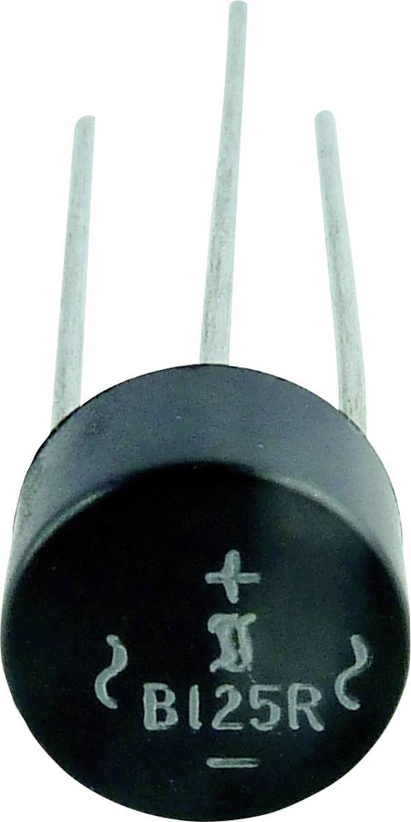 TRU COMPONENTS TC-B250R Pont redresseur Round 600 V 2 A Monophasé