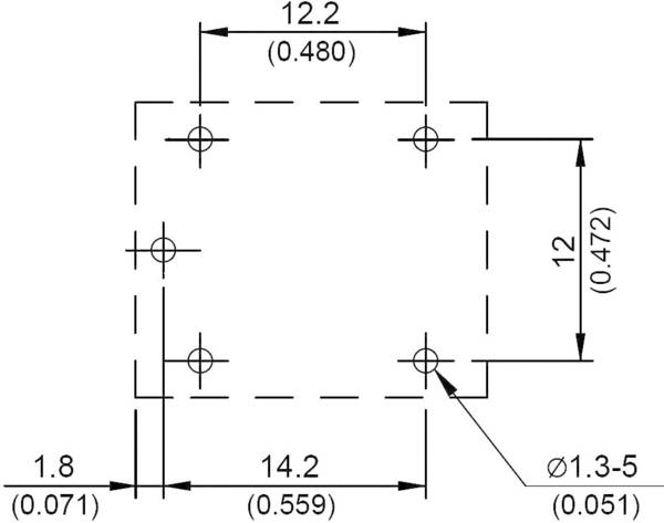 Relais pour circuits imprimés Song Chuan 899-1CFCE 12 899-1CFCE 12 12 V