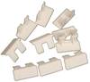 Finder 095.80.3 Étiquette de repérage sans impression blanc Bulk 200 pc(s)