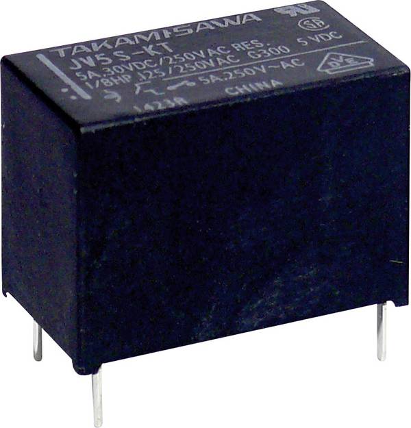 Takamisawa JV-12S-KT Relais pour circuits imprimés 12 V/DC 5 A 1 NO (T) 1 pc(s)