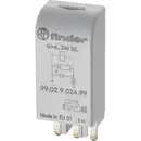 Finder Module enfichable avec LED, avec varistance 99.02.0.230.98 Couleur d'éclairage (ampoule LED): vert Adapté pour mo