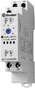 Finder 80.71.0.240.0000 80.71.0.240.0000 Relais temporisé multifonction 1 pc(s) Plage temporelle: 0.1 s - 24 h 1 NO (T)