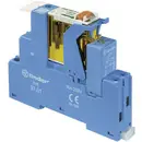 Finder 4C.02.9.024.0050 Module relais Tension nominale: 24 V/DC Courant de commutation (max.): 8 A 2 inverseurs (RT) Tra