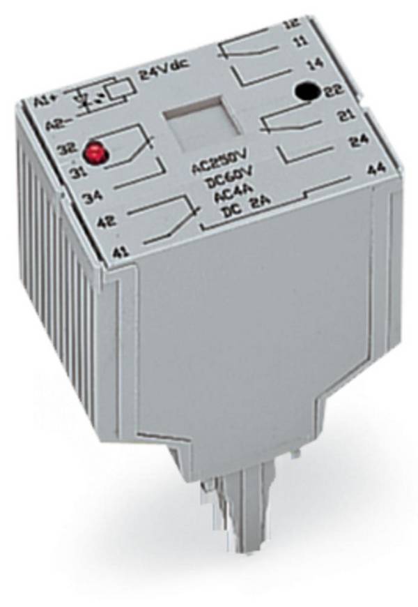 WAGO 286-375 Relais enfichable 24 V/DC 4 A 4 inverseurs (RT) 1 pc(s)