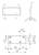 'Dessin technique d'un rectangle avec dimensions. En haut : Rectangle avec désignations A1, A2, 11, 14. En bas : Dimensions et espacements détaillés en mm.'