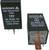 Deux relais noirs de 12V portant l'inscription « Relais temporisateur KRÄCKER pour préchauffage », « Made in Germany », « PA66-GF30 ».