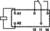 Schéma de câblage d'un composant électronique avec deux entrées A1 et A2, reliées aux bornes 11, 12 et 14.