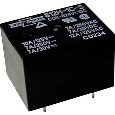 Song Chuan 812H-1CCEF 12 Relais pour circuits imprimés 12 V/DC 10 A 1 inverseur (RT) 1 pc(s) 