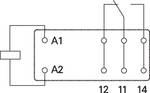 Relais de puissance pour circuit imprimé RT, 16 A, 1 x inverseur