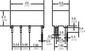 Panasonic DS2YS24 Relais pour circuits imprimés 24 V/DC 2 A 2 inverseurs (RT) 1 pc(s)-2