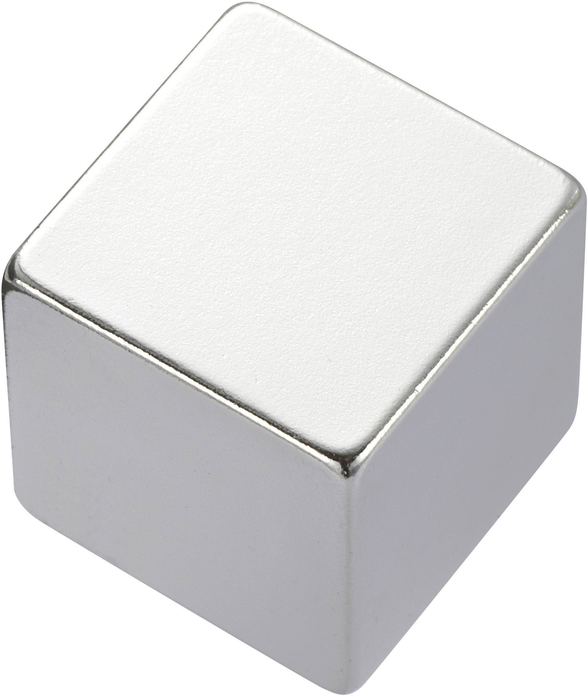 TRU COMPONENTS 505936 Aimant permanent rectangulaire N35 1.24 T Température limite (max.): 80 °C