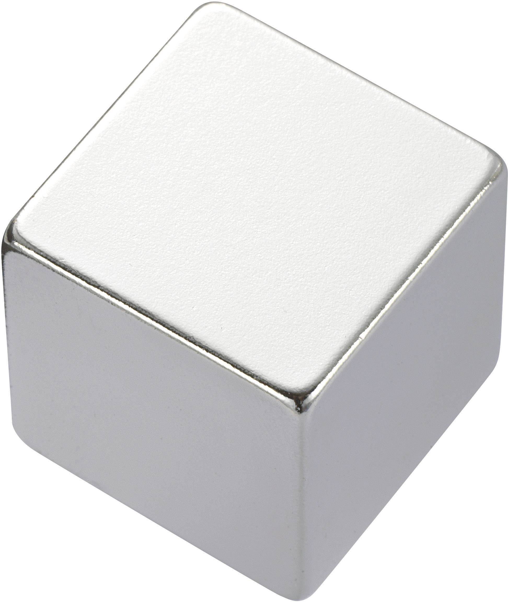 Aimant permanent cubique N45 1,37 T température limite (max.) : 80 °C Conrad Components 505958