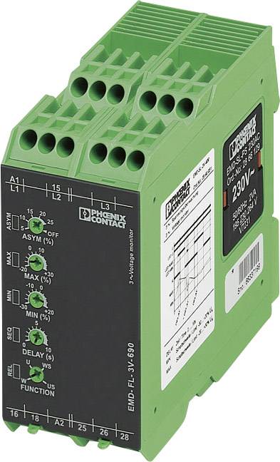 Relais de surveillance Contenu: 1 pc(s) Phoenix Contact EMD-FL-3V-500 2867979