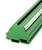 Connecteur modulaire vert à plusieurs bornes pour circuits électriques, adapté aux applications industrielles.