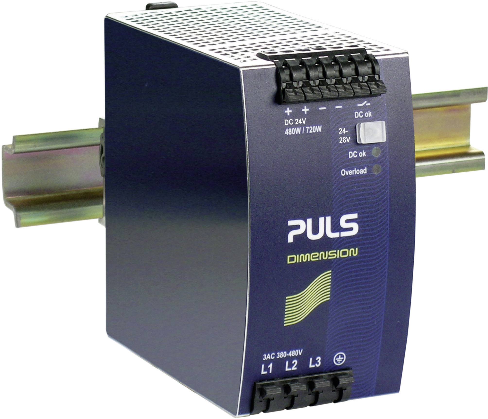 Alimentation rail DIN PULS QT20.241 24 V/DC 20 A 480 W 1 x 1 pc(s)