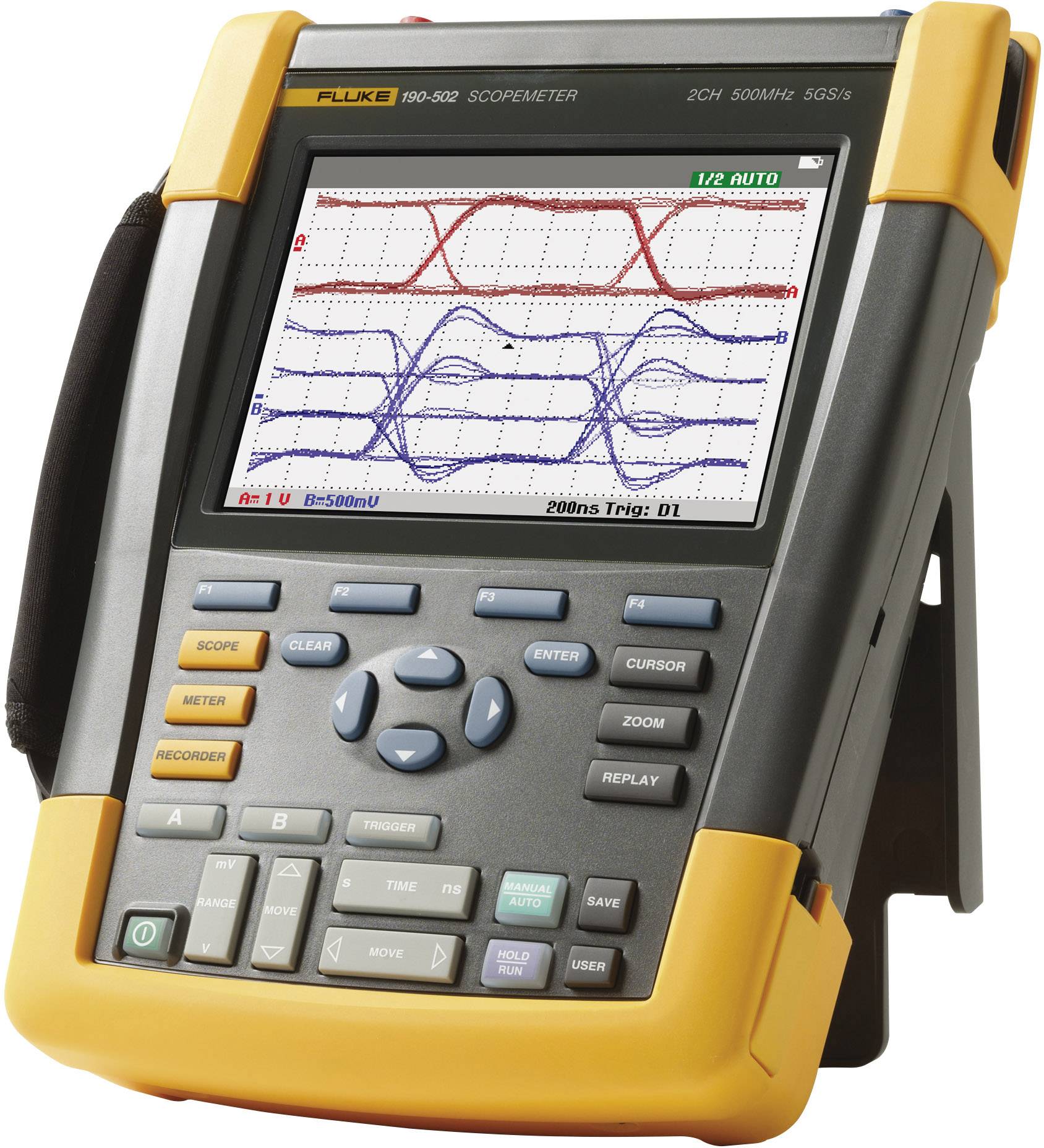 Oscilloscope Fluke Scopemeter® Fluke 190502 Etalonnage (DAkkS) Fluke