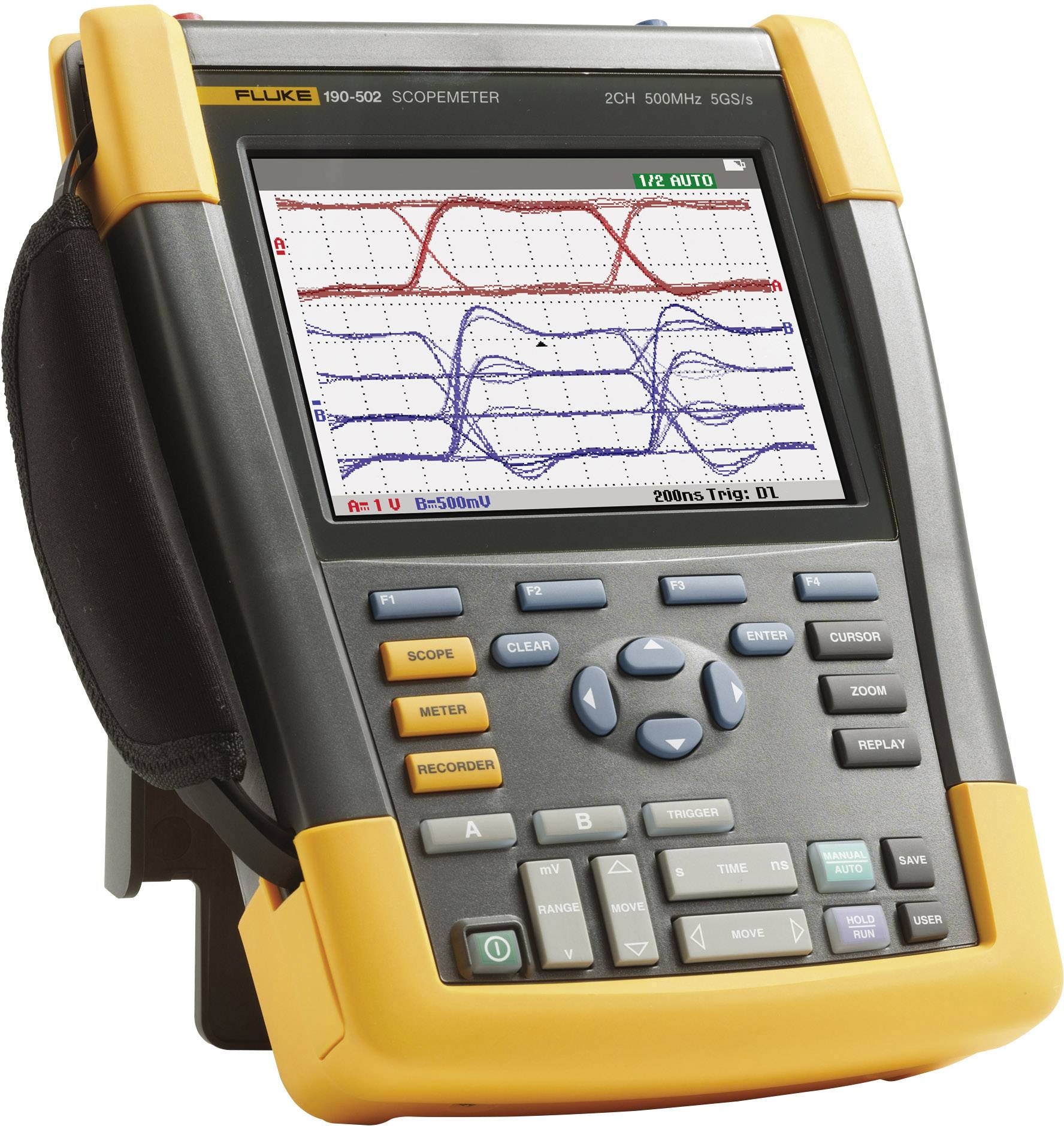 Oscilloscope Fluke Scopemeter® Fluke 190502 Etalonnage (DAkkS) Fluke