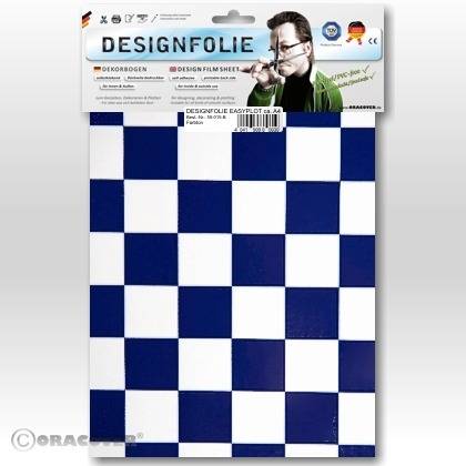 Oracover 87-010-052-B Feuille de conception Easyplot Fun 3 (L x l) 300 mm x 208 mm blanc, bleu foncé