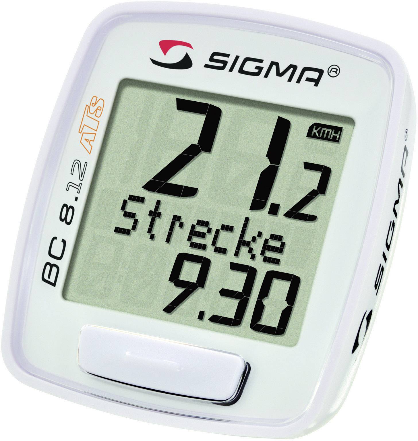 Compteur de vélo sans fil Sigma BC 8.12 ATS avec capteur de roue Conrad.fr