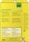 Emballage jaune avec du texte en plusieurs langues concernant les 'Étiquettes d'insertion pour dossiers suspendus'. Les instructions et les détails du produit sont visibles.