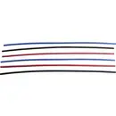 Gaine thermorétractable sans colle 3:1 DSG Canusa 8014090000 noir, rouge, bleu Ø intérieur nominal (avant réduction): 9
