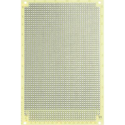 Platine à matrice de points avec de nombreux petits trous, axes numérotés sur le bord. Adaptée pour les prototypes de circuits électroniques.