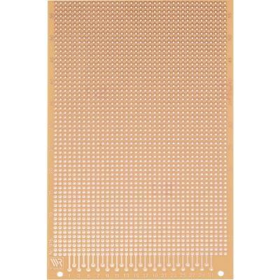 Plaquette à pastilles avec espacements normalisés, adaptée aux circuits électroniques.