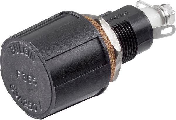 Bulgin FX0365 FX0365 Porte-fusible Adapté pour (fusibles) fusible 5 x 20 mm 6.3 A 250 V/AC 1 pc(s)