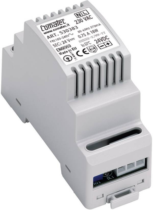 Alimentation rail DIN primaire 230 V/AC secondaire N/A 24 W Comatec TBD2/AL.0100.24/F6