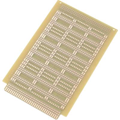 TRU COMPONENTS SU527670 Platine pour circuits intégrés  Bakélite (L x l) 160 mm x 100 mm 35 µm Pas 2.54 mm Contenu 1 pc(