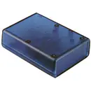 Boîtier portatif Hammond Electronics 1593KTBU ABS bleu (transparent) 66 x 66 x 28 1 pc(s)