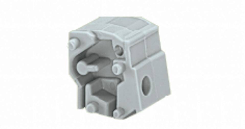 Pièce intermédiaire pour extension du pas WAGO 257-821 Nombre de pôles 1 gris 300 pc(s)