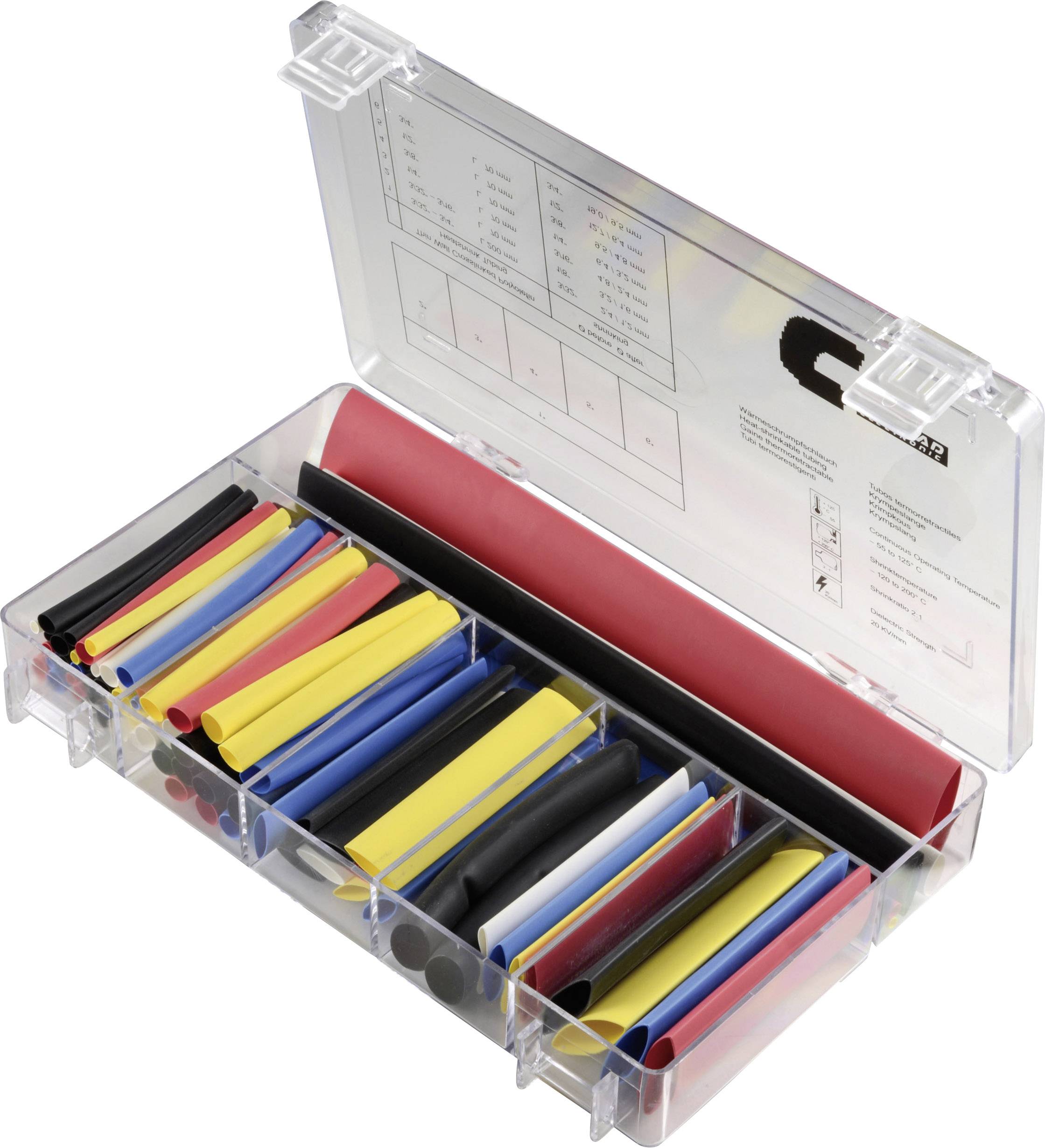 Assortimento Di Guaine Termoretraibili Rapporto Di Restringimento21 Dsg Canusa 8011005990 8011005990