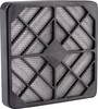 Wallair N40979 Grille de ventilation avec filtre (l x H x P) 12 x 12 x 6.6 cm