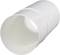 Deux tuyaux blancs en plastique emboîtés l'un dans l'autre, formant une connexion. Adaptés pour l'installation de conduites ou les projets de construction.