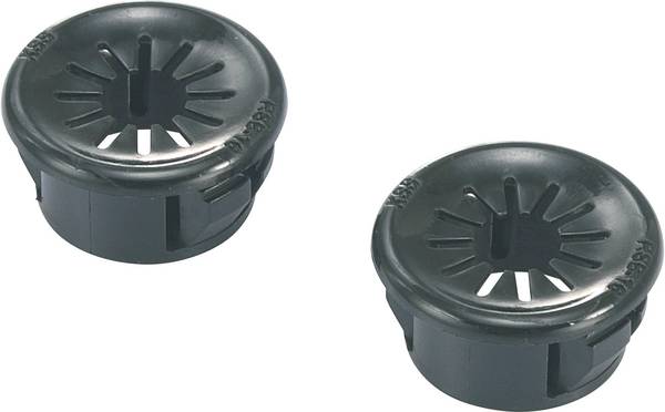 TRU COMPONENTS TC-RSBR25203 Passe-câbles Ø max. des bornes 20.4 mm Polyamide noir 100 pc(s)