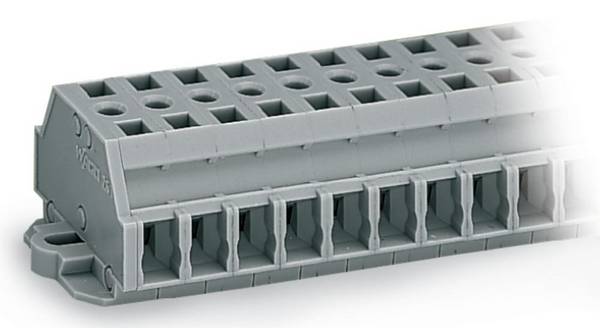 Bornier WAGO 261-424 6 mm ressort de traction Affectation: L gris 100 pc(s)