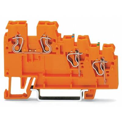 Borne pour actionneurs WAGO 270-577 5 mm ressort de traction  orange 10 pc(s)